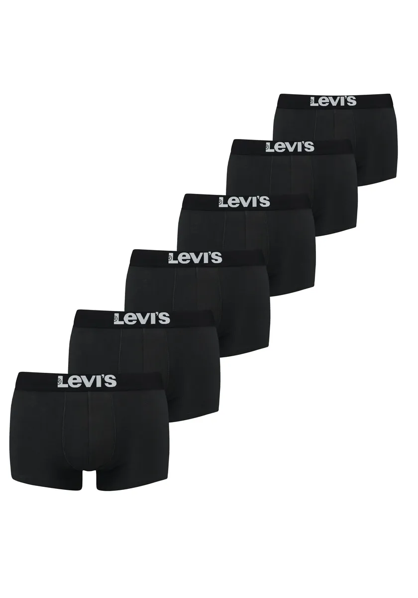 

Боксы Levi's (6 шт. в упаковке), с широким поясом с логотипом, черный