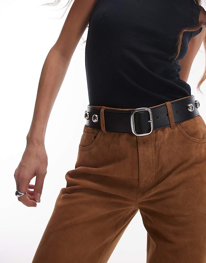 

Mango – черный пояс с шипами