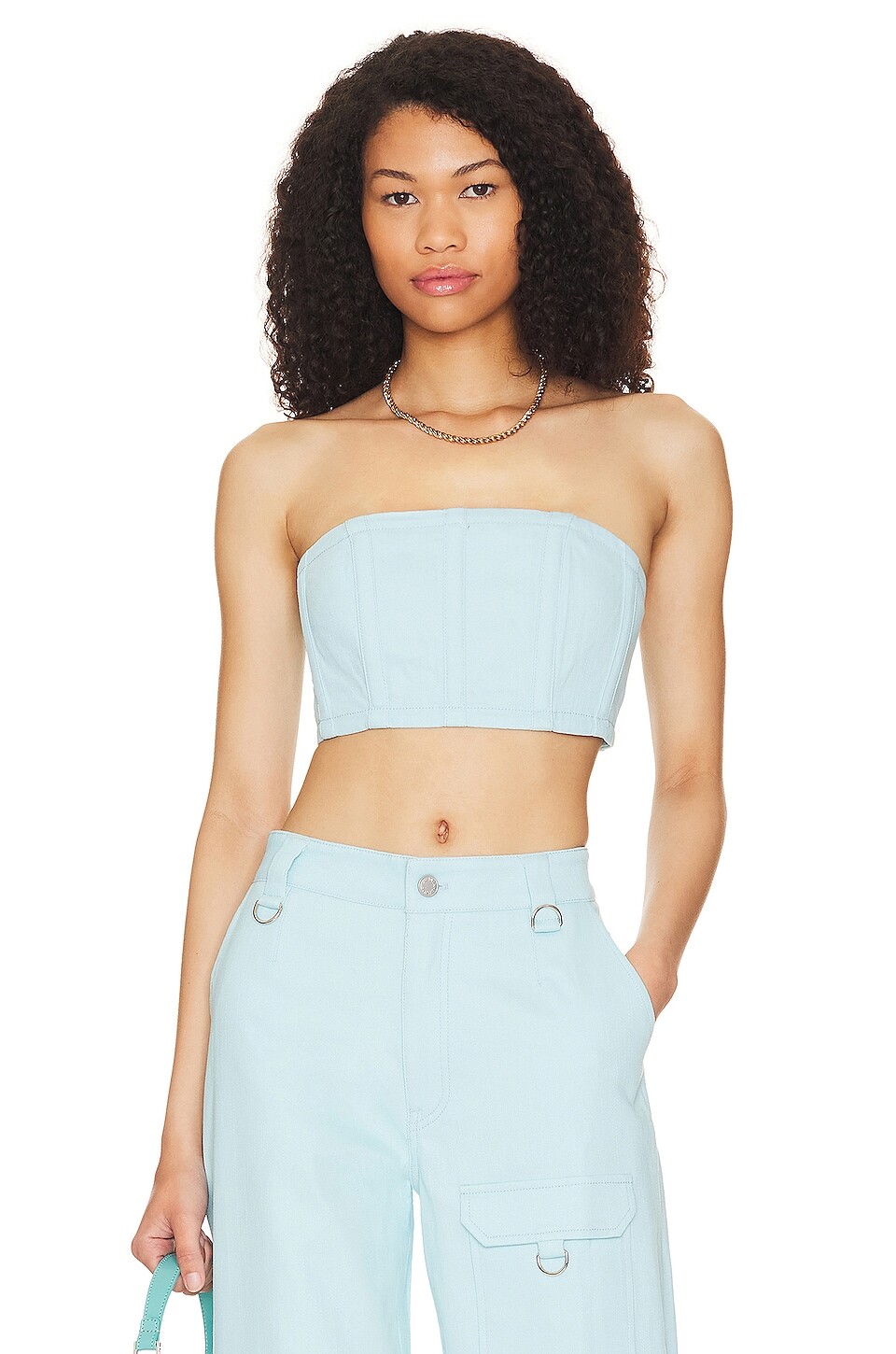 

Топ BY.DYLN Cooper Crop, цвет Light Blue