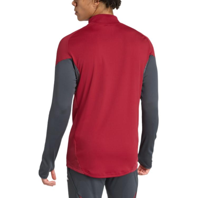 Футболка AEROREADY Soccer Jersey Men's Adidas, красный/серый — фото 3