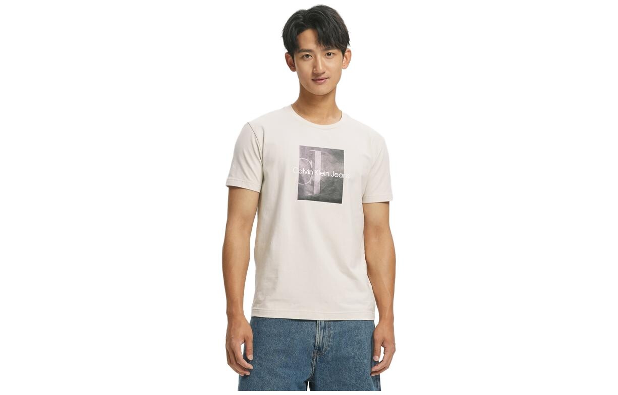 

Футболка мужская белая Calvin Klein, белый