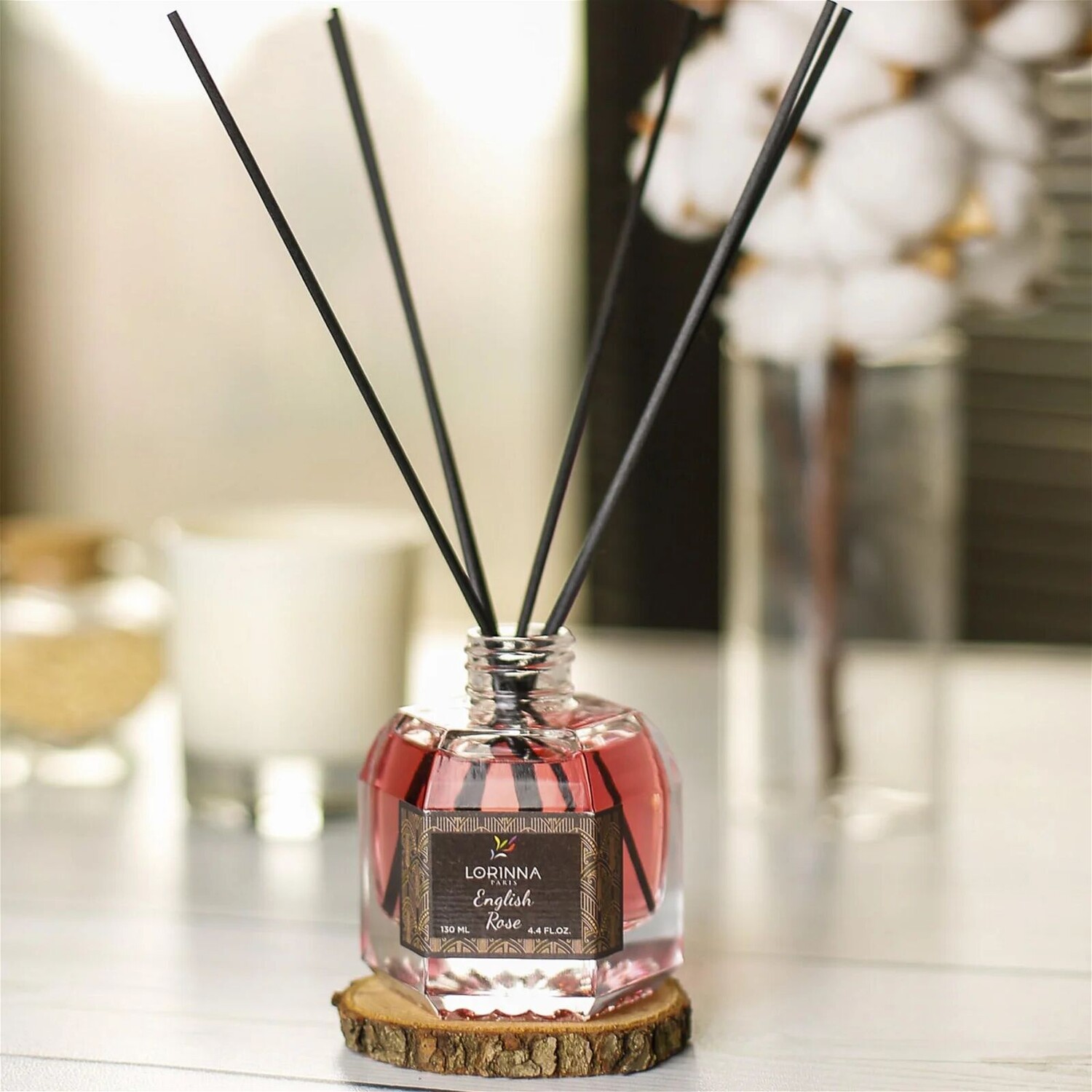 

Lorinna Bamboo Room Fragrance - Английская роза - 130 мл