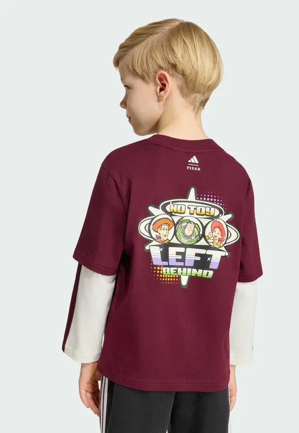 Футболка с длинным рукавом Adidas Pixar Toy Story Adidas Sportswear, бордово-белый