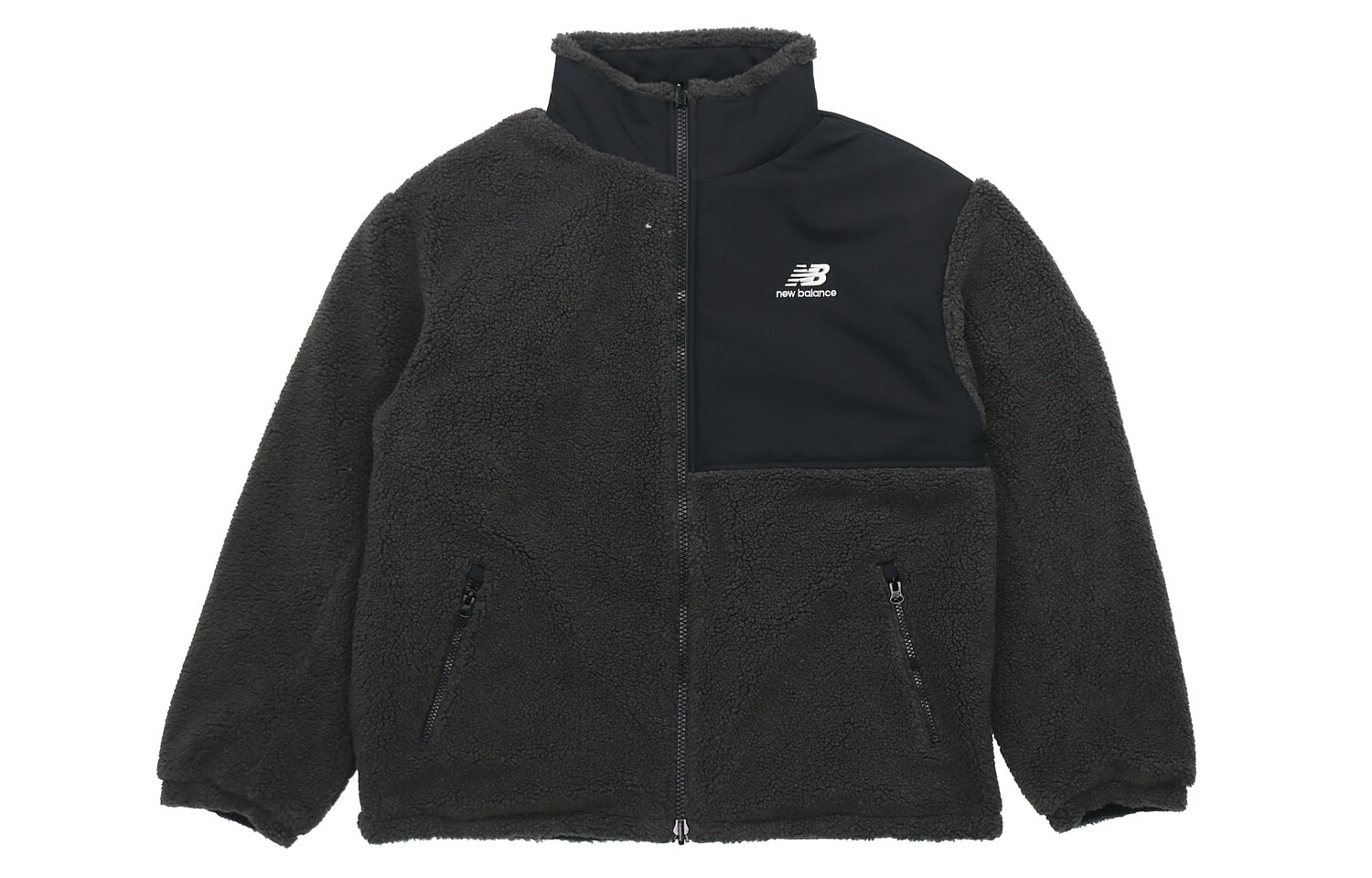 

Куртка для отдыха и жизни, бархатная, унисекс, черная New Balance, черный