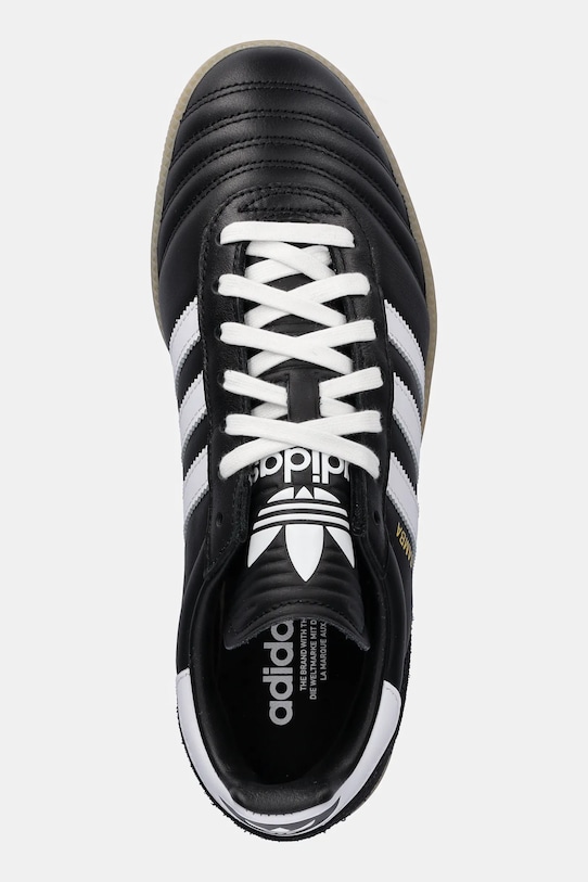 Кожаные кроссовки Samba JP Adidas Originals, черный — фото 4