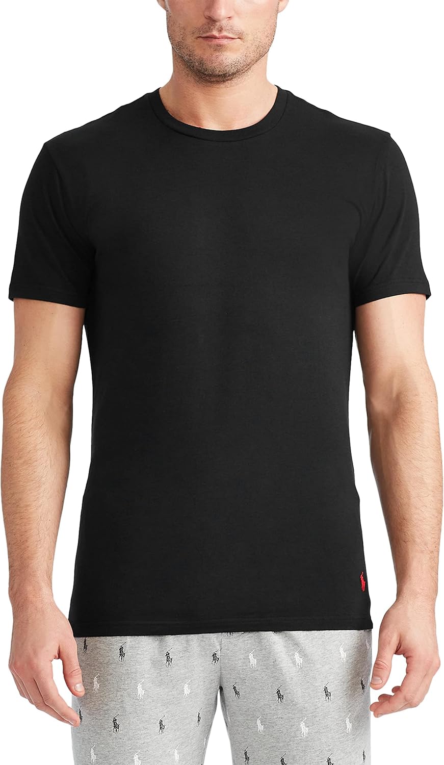 POLO RALPH LAUREN 4D-Flex Lux Cotton Blend майка с коротким рукавом 3 шт, 3 Polo Black — фото 2
