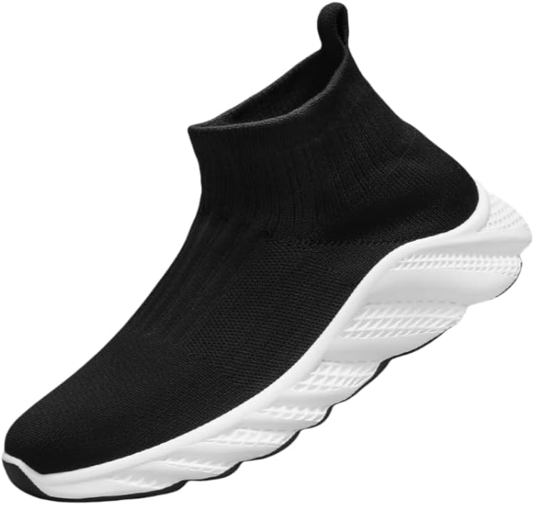 

Мужские повседневные беговые спортивные кроссовки HoaloX с тонкой сеткой, слипоны, черный