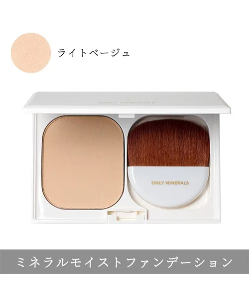 Минеральная пудра-фонд ONLY MINERALS Moist Foundation с маслами, SPF35