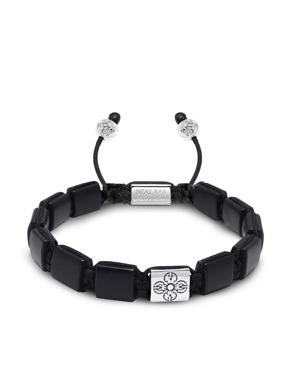 

Браслет с бусинами и подвесками Nialaya Jewelry, черный