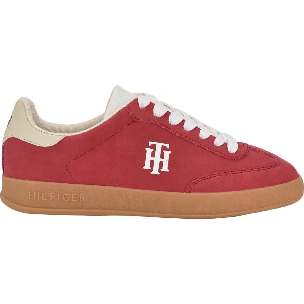 Кроссовки на шнурках Sarhli lace up fashion sneaker Tommy Hilfiger, red/white — фото 2