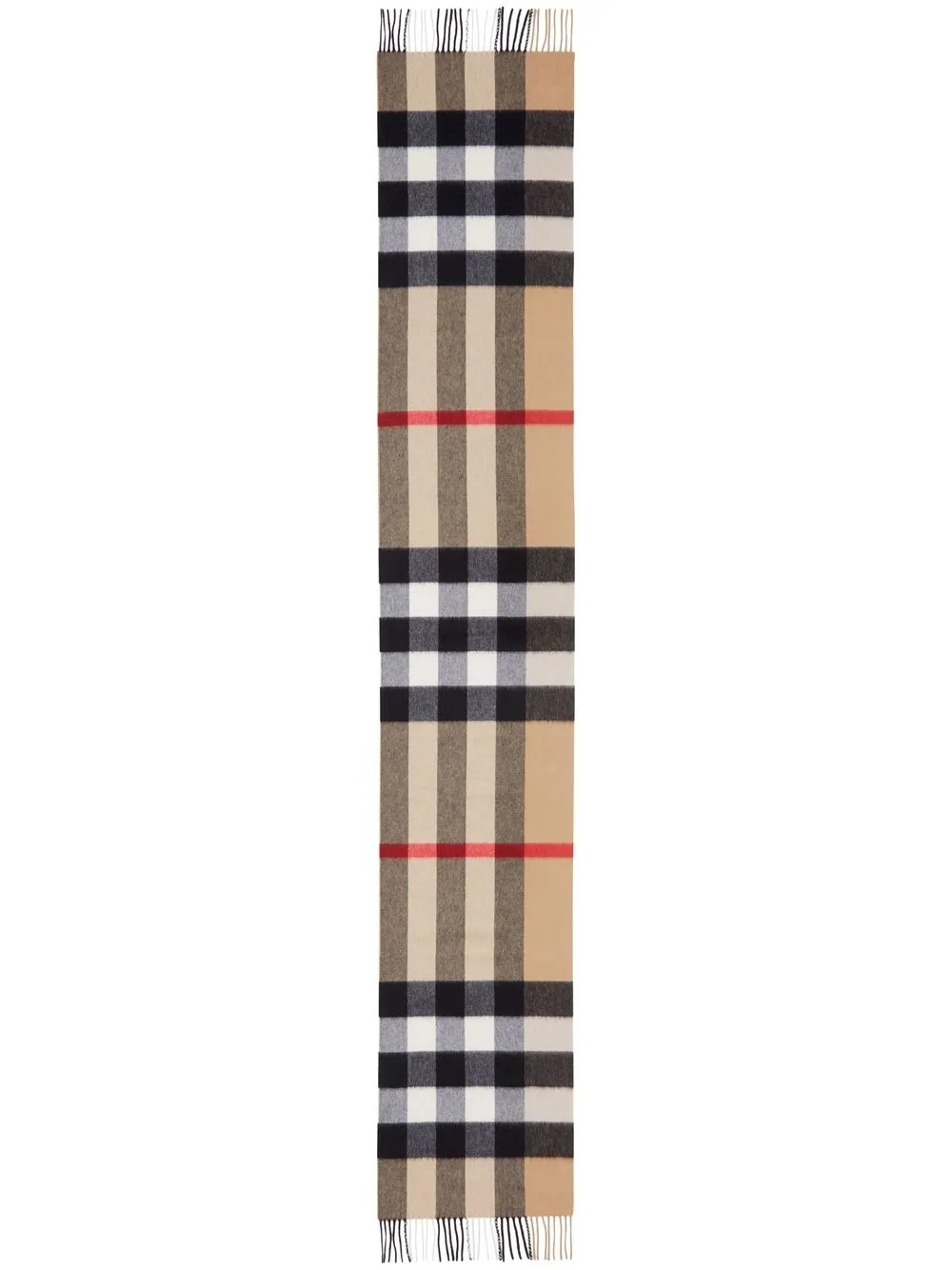 

Кашемировый шарф в клетку BURBERRY, нейтральный