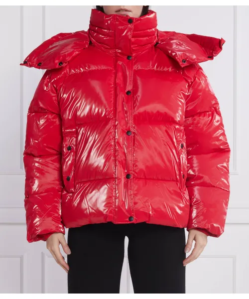 

Широкая куртка с высоким наполнителем Oversize fit Calvin Klein Jeans, красный