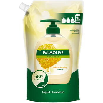 

Жидкое мыло, натуральное с молоком и медом, дой-пак, 1000 мл Palmolive