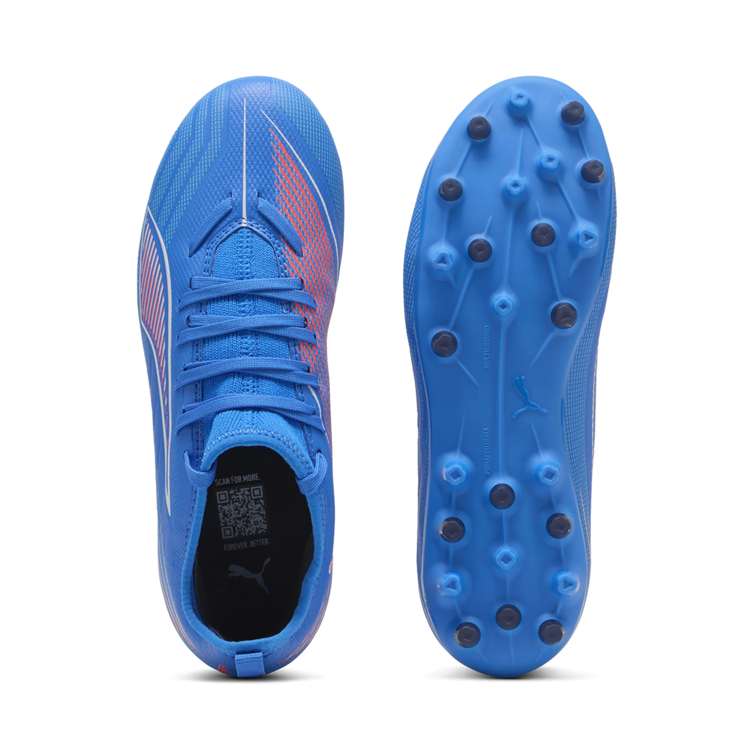 Мужские футбольные бутсы ULTRA 6 MATCH MG Jr Puma, синий — фото 3