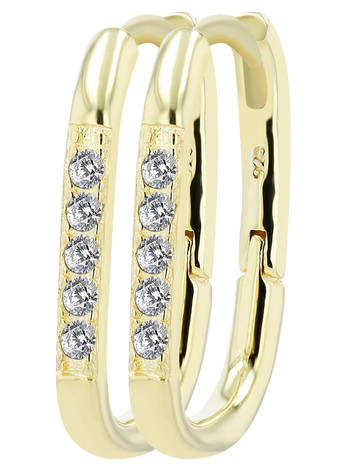 

Adeliás Женские серьги из серебра 925 пробы с золотым покрытием