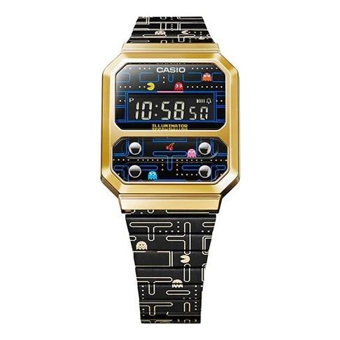 

Часы Casio Crossover Digital Cube Watch 'Black Gold Blue', черный