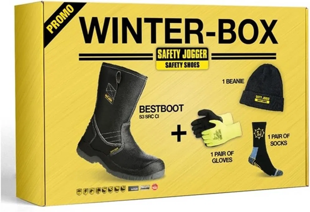 Защитные кроссовки для бега SafetyJogger 10036 Winter Box SAFETY JOGGER, Black