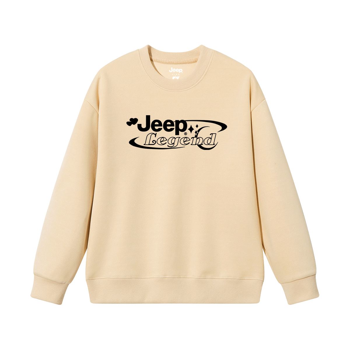 

Детский свитшот с круглым вырезом Moderate Jeep, хаки