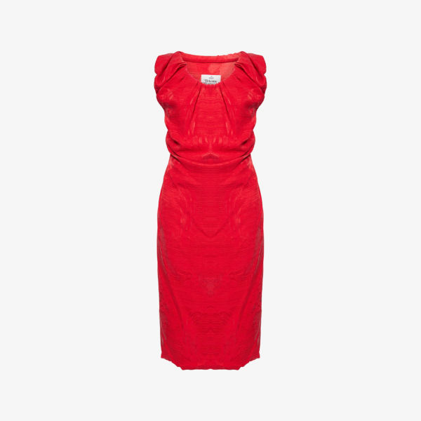 

Платье миди Ginnie amber из драпированной ткани Vivienne Westwood, цвет ermine