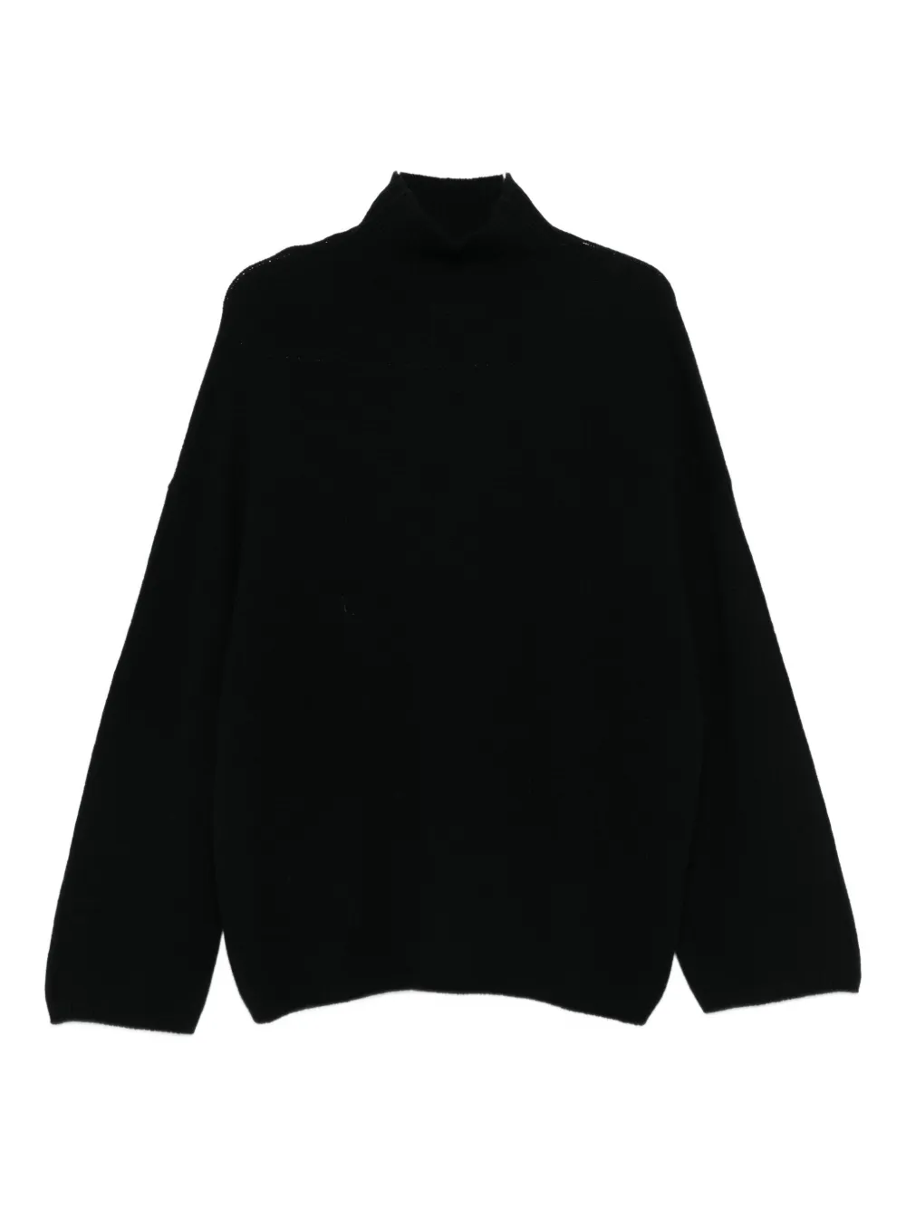 

Свитер с воротником-трубой ALLUDE, черный