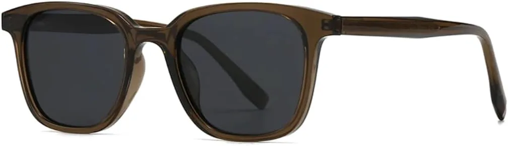 

Солнцезащитные очки с защитой UV400 | Круглая оправа, градиентные линзы | Для женщин и мужчин, для занятий спортом на открытом воздухе и вождения DSVIGF, Coffee