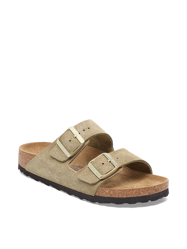 Мерцающие сандалии Аризона Birkenstock, коричневый