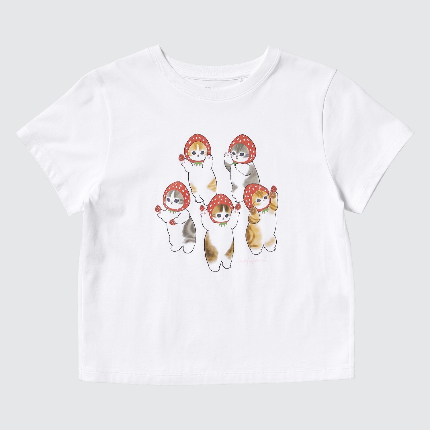 

Футболка с принтом UT mofusand Uniqlo, белый