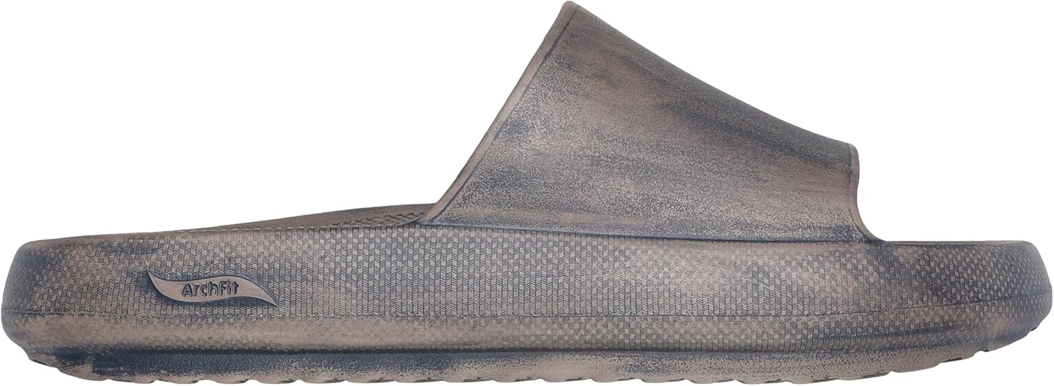 Мужские кроссовки Skechers Foamies Arch Fit Horizon - пользуются спросом, хаки — фото 4