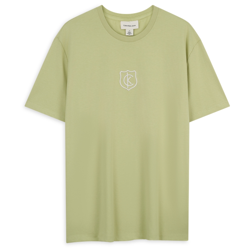 Футболка SS25 мужская Calvin Klein, белый — фото 3
