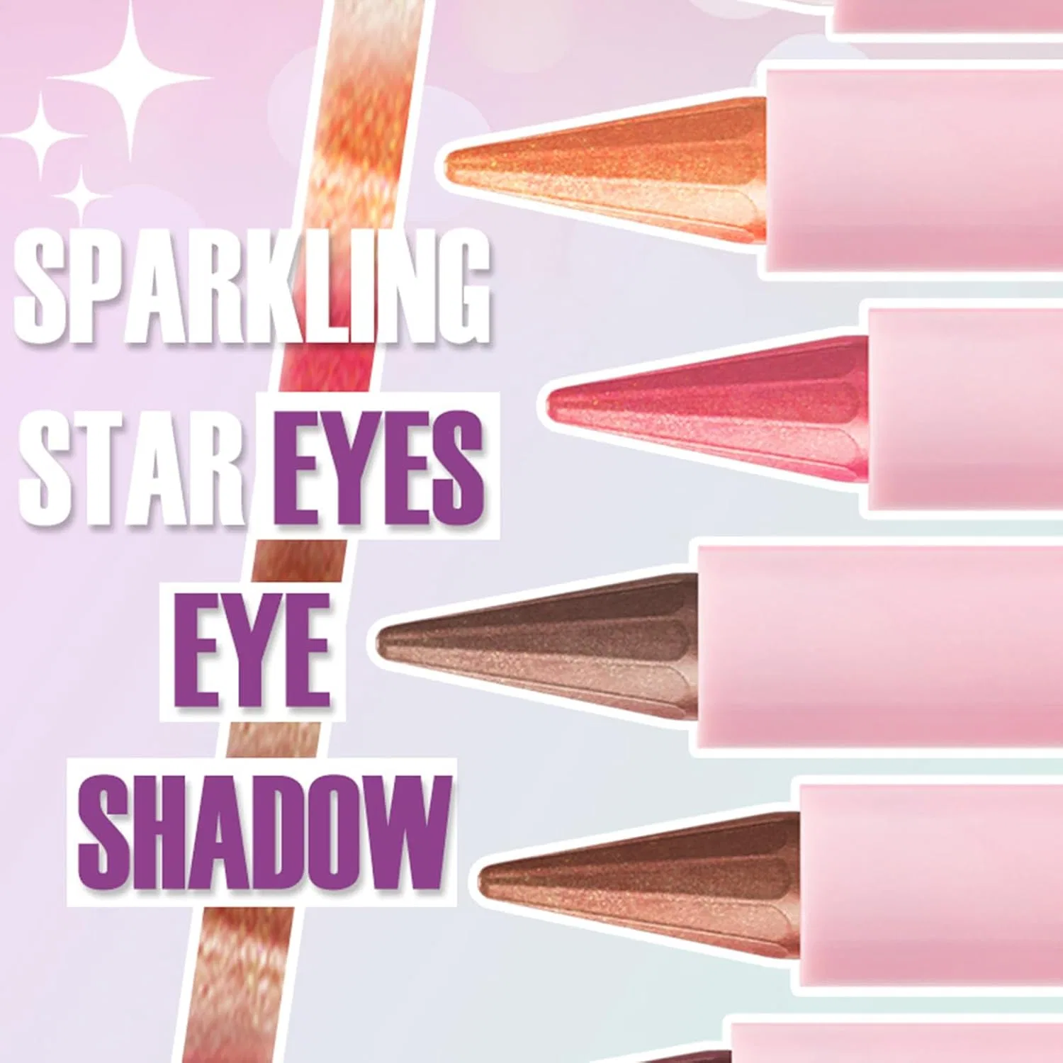 Подводка для глаз Glitter Eyeliner, 1 шт, цвет белый — фото 3