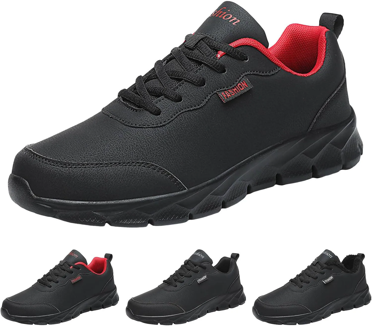 

Мужские повседневные кроссовки спортивные модные новые с простым однотонным дизайном, теплые и удобные, низкие кеды для мужчин Generic, серый