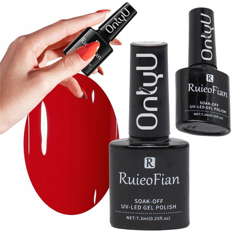 

OnlyU RED ЛАК ДЛЯ НОГТЕЙ ГИБРИДНЫЙ С ГЛЯНЦЕМ УФ-КРАСНЫЙ ЛАК /L003