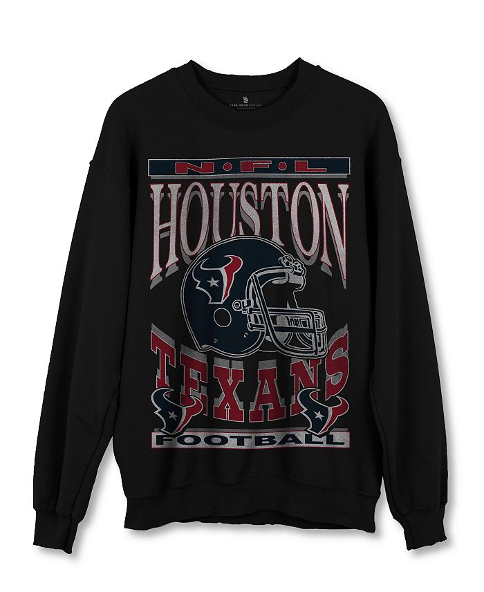 

Женская флисовая толстовка NFL с принтом реглан Crew Junk Food Clothing, коричневый