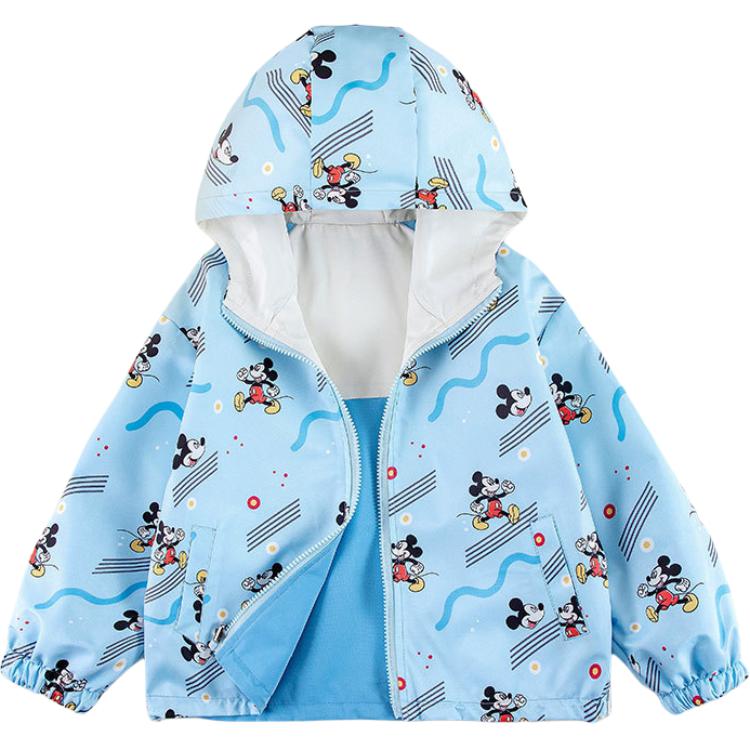 

Весенне-осенняя мода повседневный мультяшный реверсивный худи Disney, синий