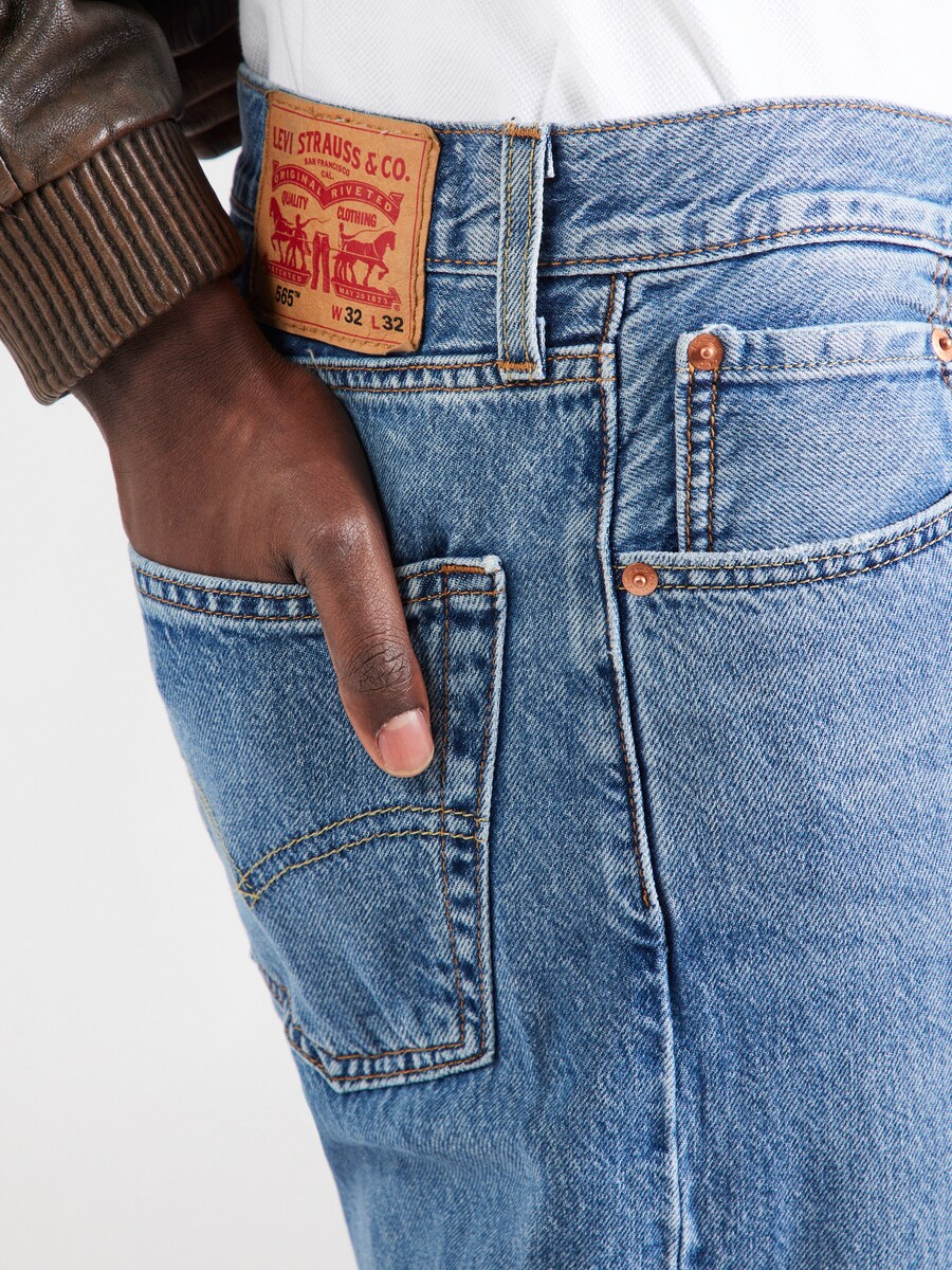 Джинсы свободного кроя LEVI'S  565 Loose Straight, Blue Denim — фото 2