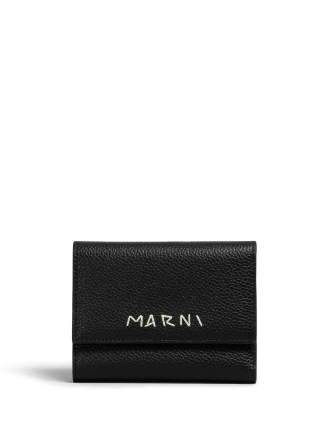 

Marni кошелек с вышитым логотипом, черный