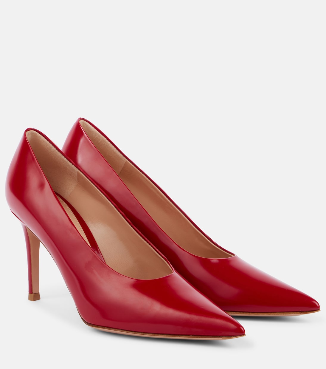 Туфли-лодочки Robbie 85 из лакированной кожи Gianvito Rossi, Rouge
