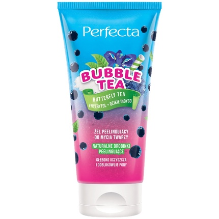 

Bubble Tea Отшелушивающий гель для очищения лица 150 мл Perfecta