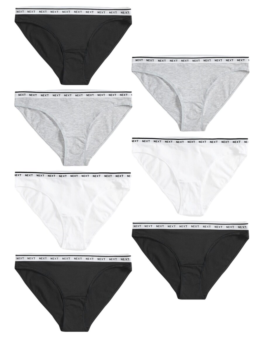 

Трусики Next, цвет mottled grey/Black/White