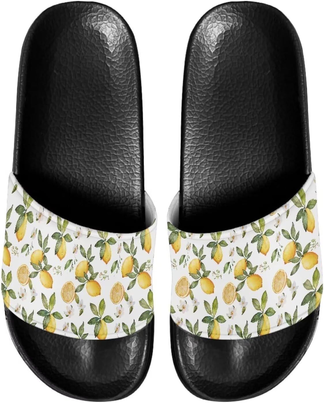 

Сланцы для женщин на плоской подошве с открытым носком, удобные пляжные сандалии, тапочки Judentidos, Lemon