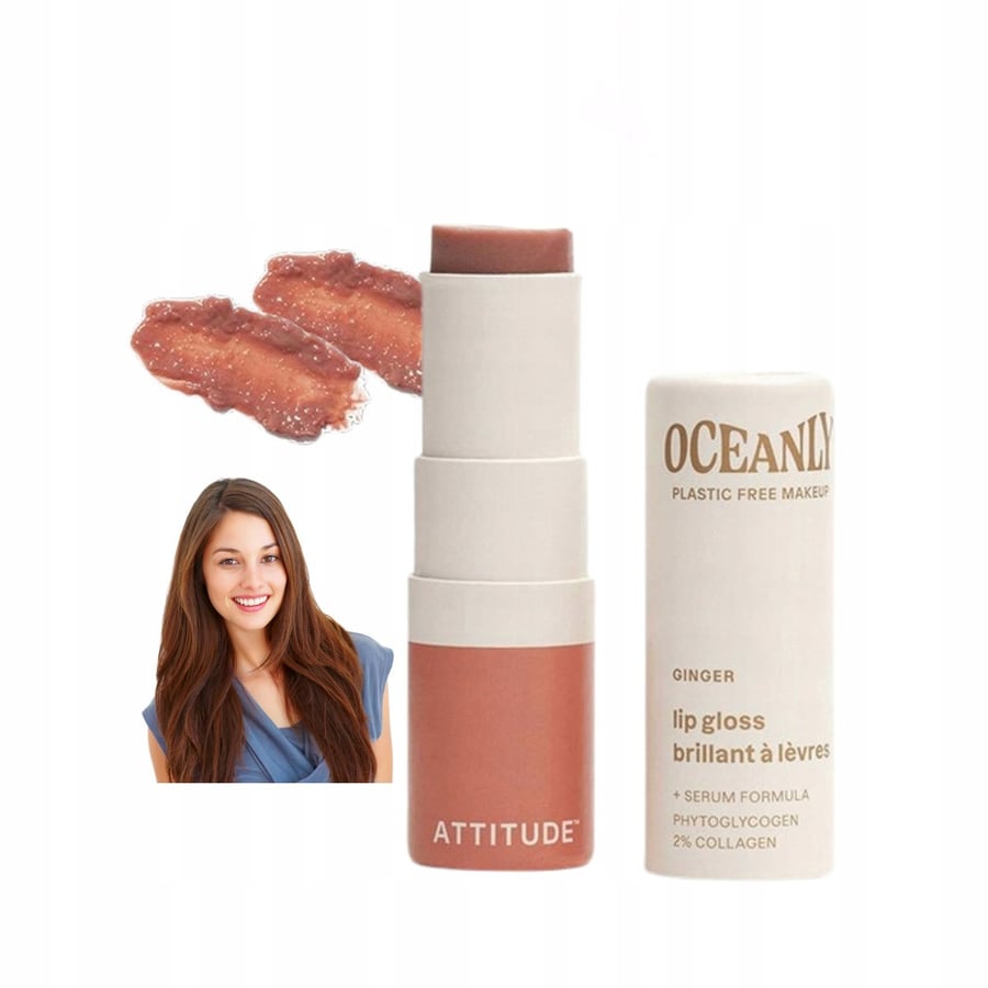 

Блеск для губ Natural Shine Lipstick Lip GINGER Attitude