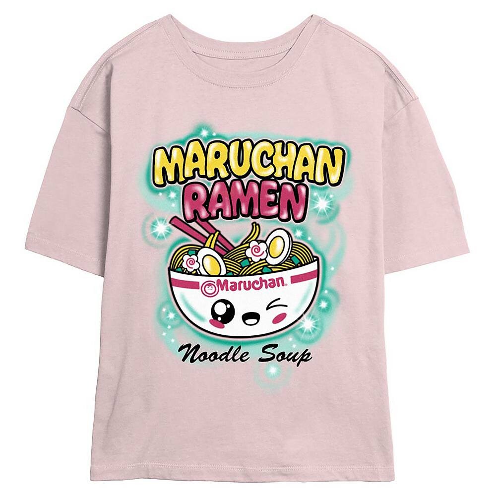 

Футболка с графическим рисунком Maruchan Ramen Airbrush Skimmer для юниоров Licensed Character, цвет Blush