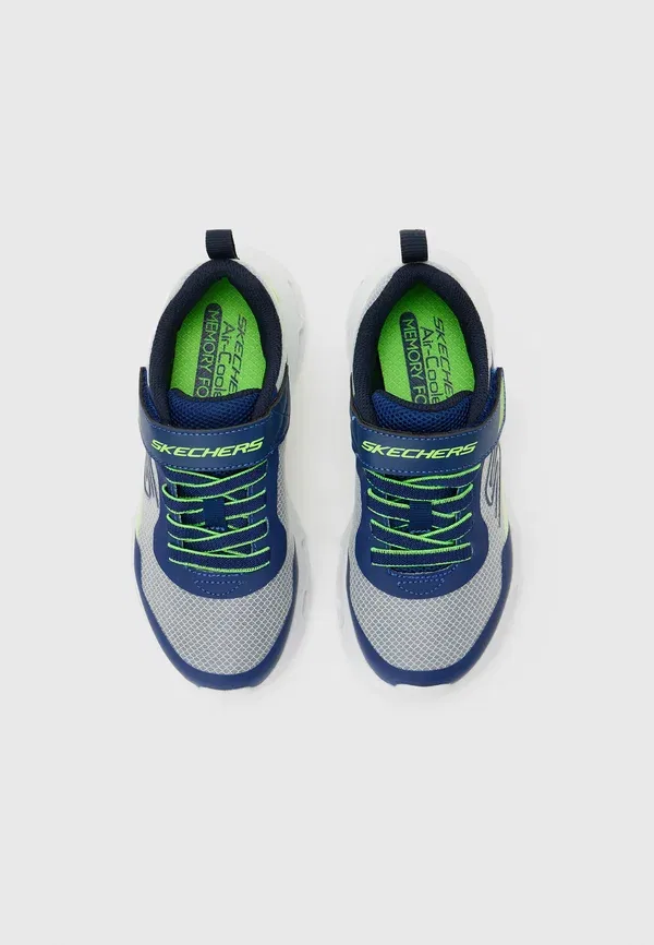 Кроссовки для бега Glide Step Drift Skechers, темно-синий/белый/лайм — фото 4
