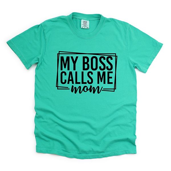 

Футболка My boss calls me mom с эффектом garment dyed Simply Sage Market, Island Green, Зеленый, Футболка My boss calls me mom с эффектом garment dyed Simply Sage Market, Island Green
