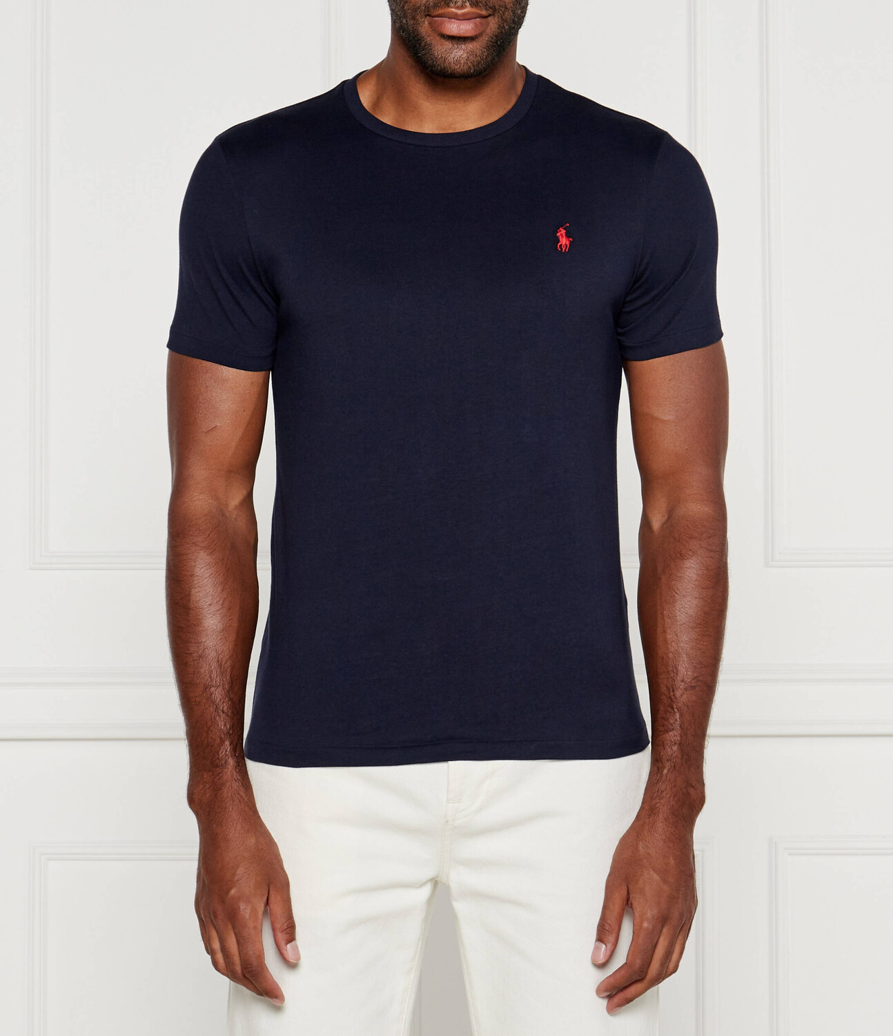 

Футболка POLO RALPH LAUREN Slim Fit, темно-синий