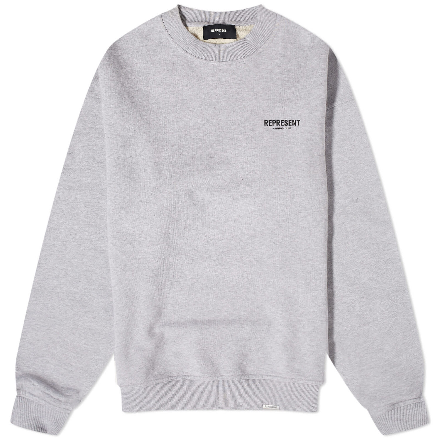 

Толстовка Represent Owners Club, цвет Ash Grey & Black