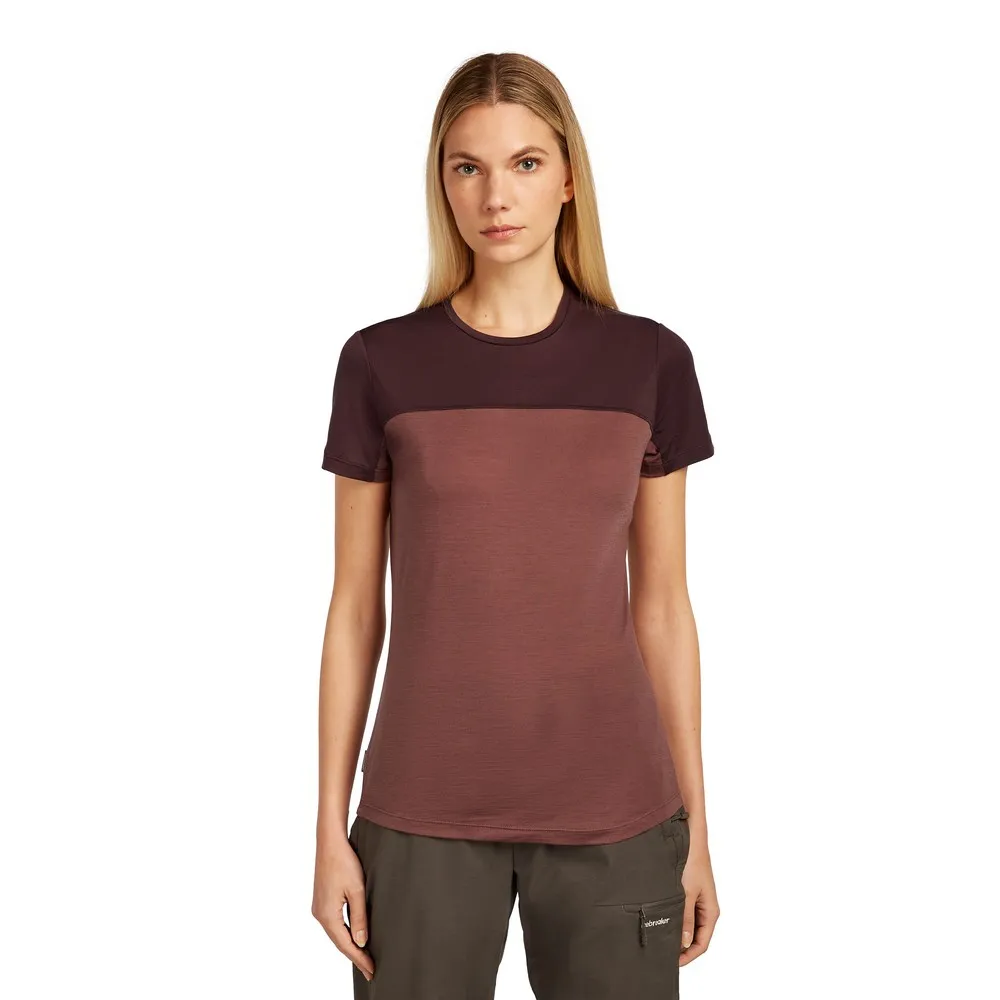 

Футболка Icebreaker Merino Blend 125 Cool-Lite Sphere Colour Block, фиолетовый