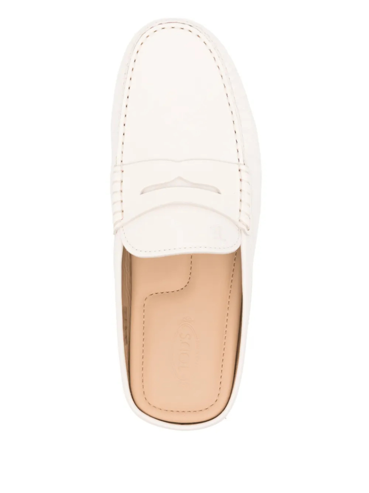 Tod's однотонные слиперы, нейтральный — фото 4