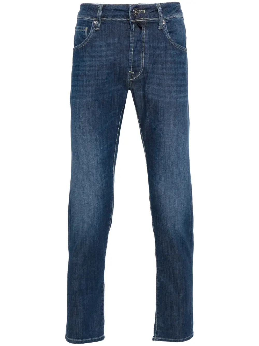 

Зауженные джинсы с заниженной талией Incotex, синий