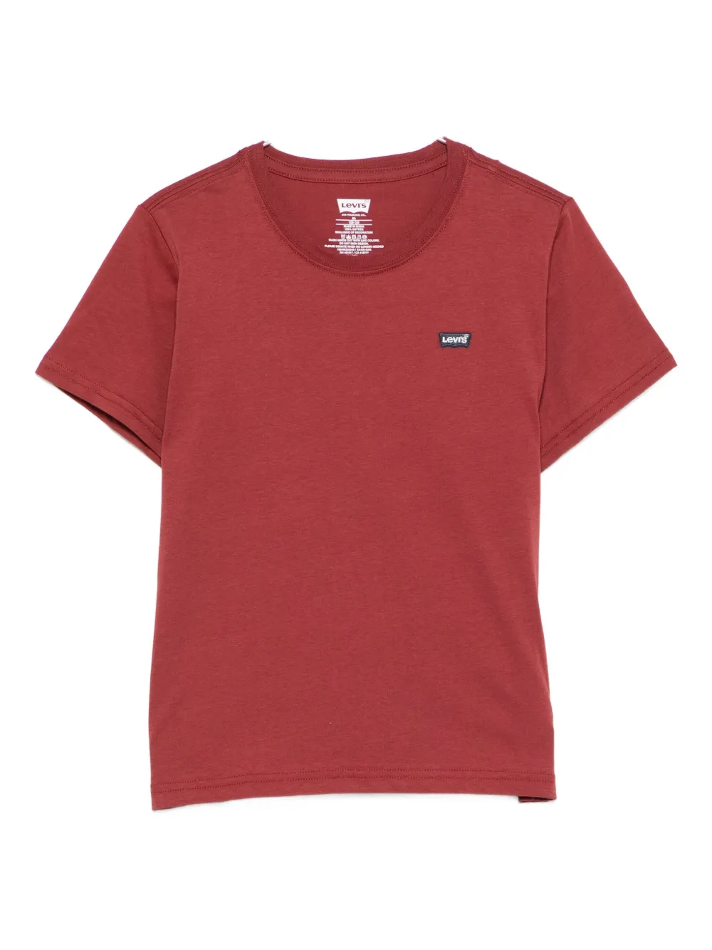 

Хлопковая футболка с маленьким логотипом Levi's Kids, красный